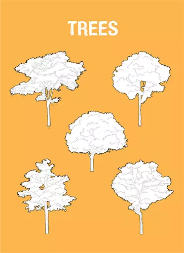 Trees cad blocks Trees cad blocks